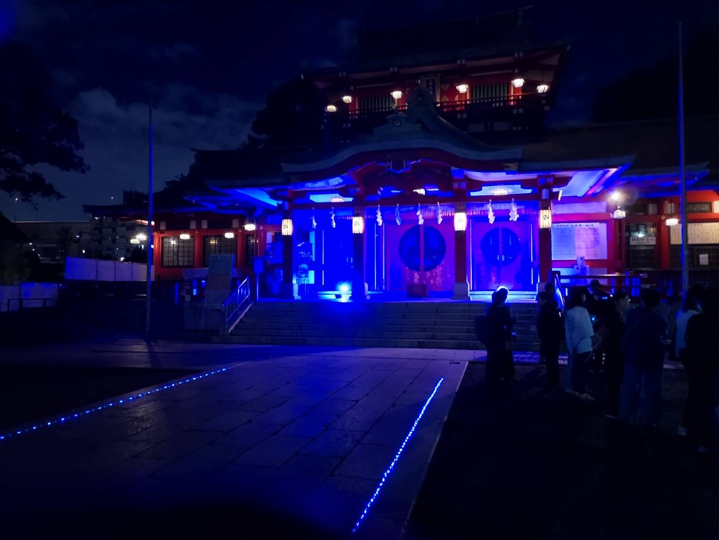 富岡八幡宮（夜）