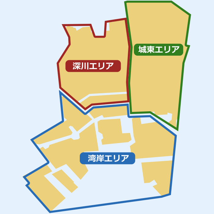 江東区の地図
